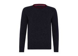 Balto: Navy/Red - Khunu yak wool