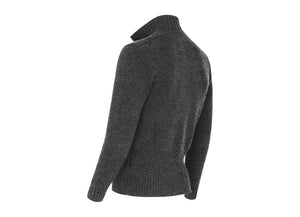 Hemingway Zip: Grey - Khunu yak wool